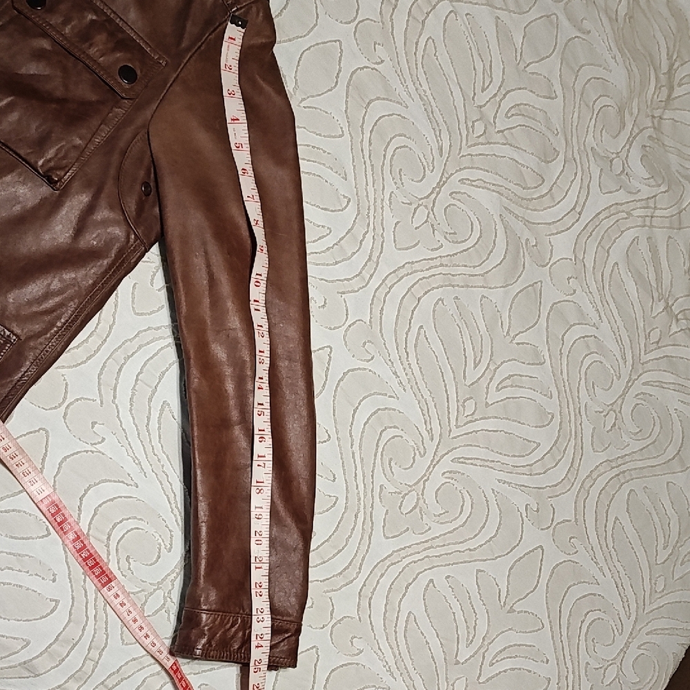 Massimo Dutti Brown Military Jacket - Picture 8 of 11